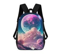 sinyumoney Fantasy Cloud Cityscape -2 Mochila Escolar Infantil De Moda Informal Mochilas Infantiles Impresas En 3D Mochila Grande Para Niño 17inch