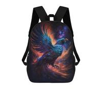 sinyumoney Fantasy Cosmic Bird Art Print Mochila Escolar Infantil Impresa En 3D 17inch Mochilas De Moda Para Niños De Primaria Y Secundaria