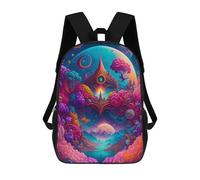 sinyumoney Fantasy Cosmic Garden Mochila Escolar Impresa En 3D Para Niños, Mochila Escolar, Mochilas De Viaje, Bolso Informal De Moda Para Niños Y Estudiantes 17inch