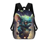 sinyumoney Fantasy Creature with Planetary Theme Mochilas Para Niños Mochila Escolar Mochila Escolar Impresa En 3D Para Niños Estudiantes De Primaria Y Secundaria 17inch