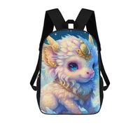 sinyumoney Fantasy Cute Baby Dragon-2 Mochilas Escolares Para La Escuela Secundaria, Preparatoria, Universidad Y Viajes Para Niños/niñas/adolescentes 17inch