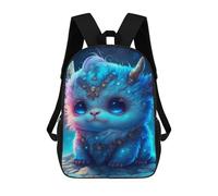 sinyumoney Fantasy Cute Baby Dragon Art Print 17inch Mochila Escolar Impresa En 3D Para Niños, Mochila Escolar Informal De Moda, Mochilas De Viaje Para Niños Y Estudiantes.
