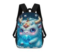 sinyumoney Fantasy Cute Baby Goat Art Print-1 Mochila Escolar Infantil De 17 Pulgadas Con Estampado 3D De Películas De Anime Para Niños, Mochila De Viaje, Mochila Escolar Infantil