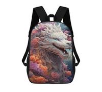 sinyumoney Fantasy Dragon Artwork -1 Mochilas Escolares Para Ordenador, Ideales Para El Colegio/trabajo/viajes, Acampadas, Aventuras Al Aire Libre Y Viajes Diarios 17inch