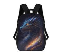 sinyumoney Fantasy Dragon Artwork -8 Mochila Escolar De 17 Pulgadas Impresa En 3D Mochilas Infantiles Mochila Genial Impresa En 3D Para Niños De Primaria Y Secundaria