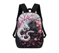 sinyumoney Fantasy Dragon Beast Mochila Impermeable Para Ordenador Portátil Para Campus, Actividades Al Aire Libre, Viajes Y Deportes 17inch