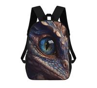 sinyumoney Fantasy Dragon Blue Eye Mochilas Para Niños Mochila Escolar Mochila Escolar Impresa En 3D Para Niños Estudiantes De Primaria Y Secundaria 17inch
