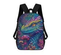 sinyumoney Fantasy Dragon Forest Scene-1 Mochila De Viaje Para La Universidad Mochilas Para La Escuela/trabajo/viajes 17inch