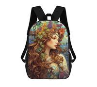 sinyumoney Fantasy Forest Goddess Art Print Mochila Escolar Infantil Impresa En 3D Para Niños, Mochila De Viaje De Alta Capacidad, Mochilas Para Libros De 17 Pulgadas Para Niños
