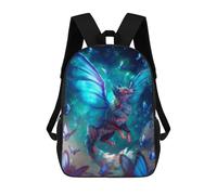 sinyumoney Fantasy Fox with Butterfly Wings Mochila Mochila Informal Mochila De Día Escuela Trabajo Viajes Bolsa Para Hombres/Mujeres 17inch