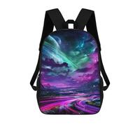 sinyumoney Fantasy Galaxy Landscape Mochila Escolar Para Institutos De Secundaria Mochila Informal - Perfecta Para Viajes, Trabajo Y Uso Diario 17inch