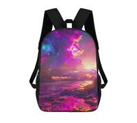 sinyumoney Fantasy Galaxy Landscape Mochilas Escolares Para Ordenador, Ideales Para El Colegio/trabajo/viajes, Acampadas, Aventuras Al Aire Libre Y Viajes Diarios 17inch