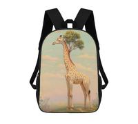sinyumoney Fantasy Giraffe Animal Mochila Infantil Para Niñas Y Niños, Mochila De Día, Escuela Primaria, Perfecta Para La Vuelta Al Cole O Educación Física, Regalos Y Viajes 17inch