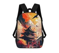 sinyumoney Fantasy Japan Art Mochila Escolar Infantil Impresa En 3D 17inch Mochilas De Moda Para Niños De Primaria Y Secundaria