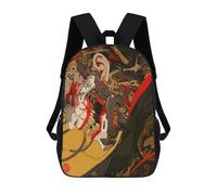 sinyumoney Fantasy Japan Mochila Escolar Para Niños, Mochila Escolar Impresa En 3D Para Estudiantes De Primaria Y Secundaria 17inch