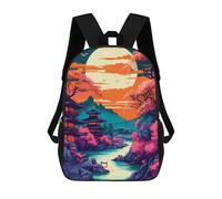 sinyumoney Fantasy Japan O2 Mochila Escolar Infantil Impresa En 3D Mochila De Viaje De Alta Capacidad Bolsas Para Libros Mochila Infantil 17inch