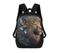 sinyumoney Fantasy Lion Art Print-6 Mochila Escolar Ligera Para Aeropuerto Y Universidad Para Niñas Y Adolescentes 17inch