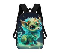 sinyumoney Fantasy Magical Creature Art Print-1 Mochila Escolar De 17 Pulgadas Impresa En 3D Mochilas Infantiles Mochila Genial Impresa En 3D Para Niños De Primaria Y Secundaria