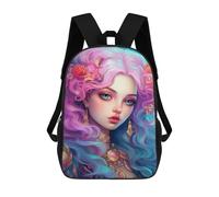 sinyumoney Fantasy Mermaid Artwork Mochilas Infantiles Impresas En 3D Para Niños. Mochilas De Viaje De Moda Para Niños. Mochila Escolar Para Estudiantes De Primaria Y Secundaria.