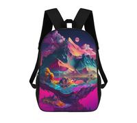 sinyumoney Fantasy Mountain Reflections -1 Mochilas Mochilas Infantiles Mochila Escolar Mochila Escolar Infantil Impresa En 3D Mochilas De Viaje De Moda Para Niños De Primaria Y Secundaria 17inch
