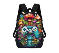 sinyumoney Fantasy Mushroom Forest Adventure Mochilas Para Niños, Mochilas Escolares Personalizadas En 3D Para Niños Y Niñas, Mochilas Escolares Grandes, Mochilas Informales Para El Día A Día 17inch