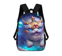 sinyumoney Fantasy Mythical Creature Art Print Mochila Escolar Infantil Impresa En 3D 17inch Mochilas De Moda Para Niños De Primaria Y Secundaria