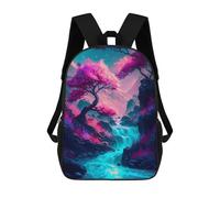 sinyumoney Fantasy Nature Japan 06 Mochila Escolar, Mochila Infantil Para Niños Y Adolescentes, Regalos, Mochilas De Día Con Impresión 3D, Mochila Escolar, Mochila Para Libros 17inch