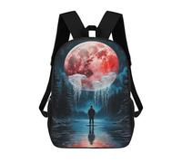 sinyumoney Fantasy on The Lake Mochilas Impresas En 3D Para Niños 17inch Mochilas De Moda Informales Para El Día A Día, Bolsas De Viaje, Mochilas Informales Para Exteriores Para Niños Y Niñas