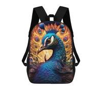 sinyumoney Fantasy Peacock Artwork -1 Mochila Escolar Infantil Impresa En 3D Para Niños, Mochilas De Viaje, Bolsas Para Libros, Mochila Escolar Infantil 17inch
