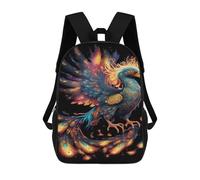 sinyumoney Fantasy Phoenix Artwork Mochilas Infantiles Mochila Escolar Impresa En 3D Para Niños Mochilas De Viaje Bolsas Para Libros Para Niños 17inch Mochila Escolar