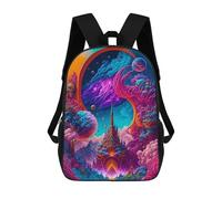 sinyumoney Fantasy Portal to Another World -3 Mochila Escolar Impresa En 3D Mochila Escolar De Moda Para Niños Mochilas Para Niños Estudiantes De Secundaria 17inch
