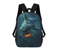 sinyumoney Fantasy Shark Glowing Eyes Mochila Escolar, Mochila De Viaje, Mochila Universitaria Para Niños/niñas/adolescentes 17inch