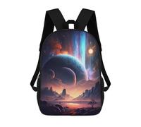 sinyumoney Fantasy Spectrum Of Galaxy Mochila Ligera Informal Para El Día A Día, Mochila Escolar Para El Campus, Actividades Al Aire Libre, Viajes Y Deportes 17inch