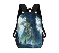 sinyumoney Fantasy Tree Nature Mochila Escolar Infantil Estampada Para Adultos Y Niños, Mochila De Viaje Para El Día A Día 17inch