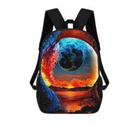 sinyumoney Fantasy World Mochilas Infantiles Impresas En 3D, Mochilas De Moda Informales, Mochilas De Viaje Bonitas, Mochilas Informales Para Exteriores Para Niños Y Niñas 17inch