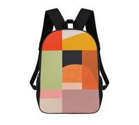 sinyumoney Fashion Collage 2 Mochila Mochila Informal Para El Día A Día Escuela Trabajo Viajes Bolsa - Perfecta Para Viajes, Trabajo Y Uso Diario 17inch