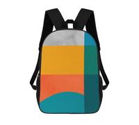 sinyumoney Fashion Collage 4 Mochila Mochila Informal Mochila De Día Escuela Trabajo Viajes Bolsa Para Hombres/Mujeres 17inch