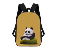 sinyumoney Fat Cat in A Lake - Mochila escolar de viaje para hombres y mujeres, Lazy Panda, 17"