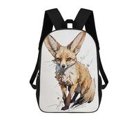 sinyumoney Fennec Fox Illustration Mochilas Infantiles Impresas En 3D Para Niños, Mochilas Escolares De Moda, Mochilas De Viaje, Mochilas Escolares Para Niños De Primaria 17inch