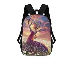 sinyumoney Fields of Daisies Mochila Escolar Infantil Impresa En 3D Para Niños, Mochilas De Viaje, Bolsas Para Libros, Mochila Escolar Infantil 17inch