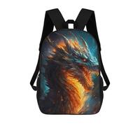 sinyumoney Fiery Dragon Artwork-4 Mochila Escolar Mochila Para Niños Impresa En 3D Mochilas Infantiles Para Niños Y Niñas Mochilas Escolares Mochilas De Viaje Para Niños 17inch
