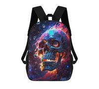 sinyumoney Fiery Galaxy Skull Mochila Escolar Impresa En 3D Para Niños Y Niñas, Mochila Escolar, Mochila De Viaje Para Niños 17inch