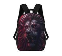 sinyumoney Fiery Lion Roar Mochilas Infantiles Mochila Escolar Mochila Impresa En 3D Para Niños Mochilas De Viaje Bolsas Para Libros Mochila Escolar Para Niños 17inch