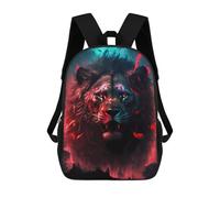 sinyumoney Fiery Lion's Roar -2 Mochilas Infantiles Mochila Escolar Mochila Impresa En 3D Para Niños Mochilas De Viaje Bolsas Para Libros Mochila Escolar Para Niños 17inch