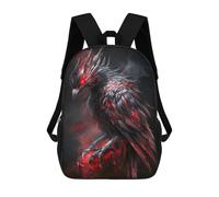 sinyumoney Fiery Raven Mochilas Infantiles Impresas En 3D Para Niños, Mochilas Escolares De Moda, Mochilas De Viaje, Mochilas Escolares Para Niños De Primaria 17inch
