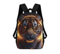sinyumoney Fiery Tiger Portrait Mochilas Infantiles Mochila Escolar Impresa En 3D Para Niños Mochilas De Viaje Bolsas Para Libros Para Niños 17inch Mochila Escolar