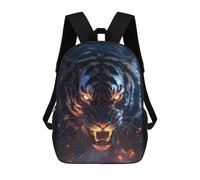 sinyumoney Fiery Tiger Roar -2 Mochila Escolar Infantil Impresa En 3D Para Niños, Mochilas De Viaje De Alta Capacidad, Bolsas Para Libros, Mochila Escolar Infantil 17inch