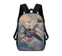 sinyumoney Fighter Jet Aerial Combat Mochilas Mochilas Infantiles Mochila Escolar Mochila Escolar Infantil Impresa En 3D Mochilas De Viaje De Moda Para Niños De Primaria Y Secundaria 17inch