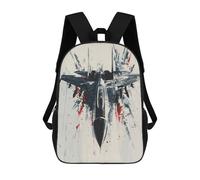 sinyumoney Fighter Jet Artwork Mochila Escolar Mochila Para Niños Impresa En 3D Mochilas Infantiles Para Niños Y Niñas Mochilas Escolares Mochilas De Viaje Para Niños 17inch