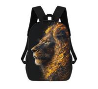 sinyumoney Flaming Lion Art Print -1 Mochila Mochila Informal Para El Día A Día, Para La Escuela, El Trabajo Y Los Viajes Para Hombres, Mujeres Y Adolescentes 17inch